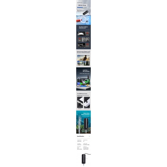 USB Silent Air Pump
