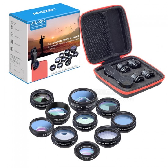 Apexel 10 In 1 Lens For Mobile Phone