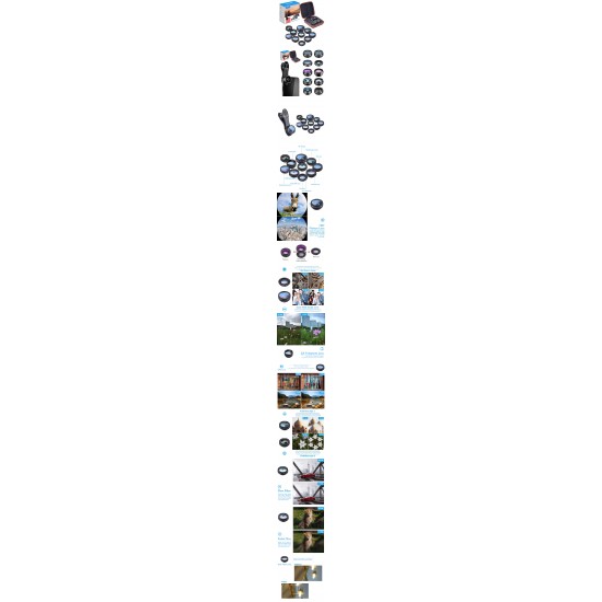 Apexel 10 In 1 Lens For Mobile Phone
