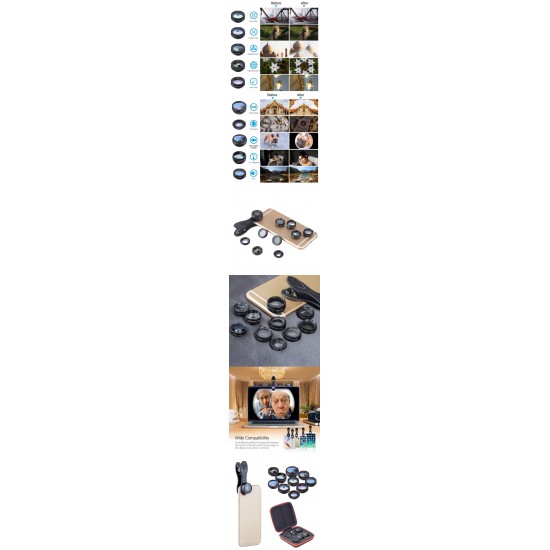 Apexel 10 In 1 Lens For Mobile Phone