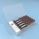 AA / AAA Battery Storage Case With Battery Tester