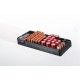 Battery Storage Organizer Box With Battery Tester For AA, AAA, C, D, 9V and Button Batteries