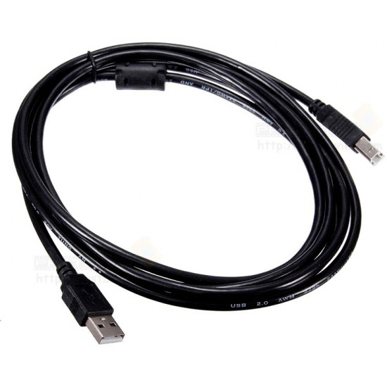 USB A-B Male Printer Data Cable