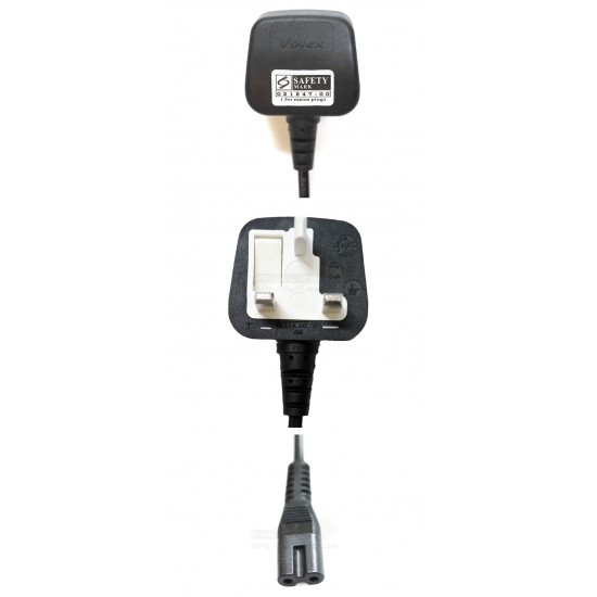 Volex UK Plug Power Cable (2 Round Pins)