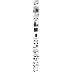 Adjustable CPU Trolley Stand With Wheels