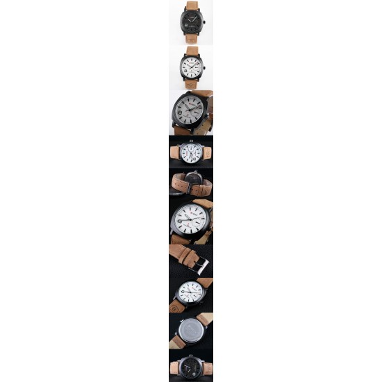 Curren Leather Strap Watch