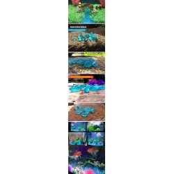 Blue Glass Decorative Stones For Fish Tank