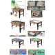 6 In 1 Game Table - Soccer, Pool, Tennis, Air Hockey, BasketBall, Bean Bag