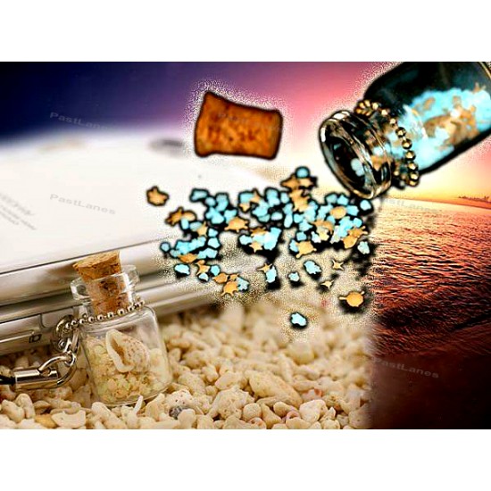 Glowing Star Sand Seashell Wishing Bottle