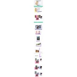Turnable Acrylic Photo Frame Stand For Instax Mini Film