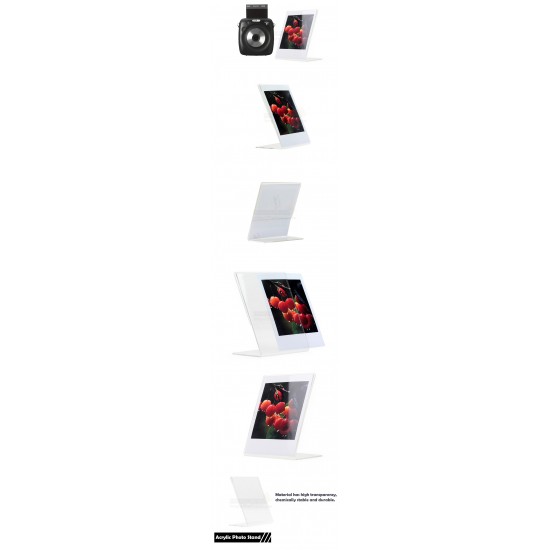 Acrylic Square Photo Frame Stand [1 Slot]