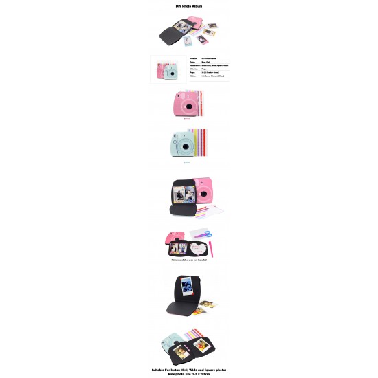 DIY Photo Album For Instax Mini, Instax Wide, Instax Square Photos
