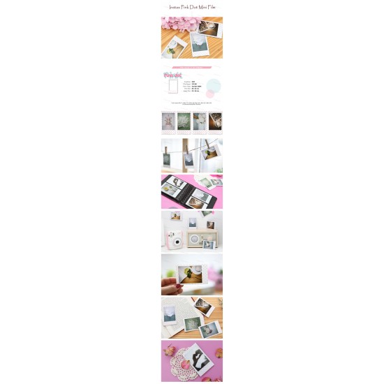 Fujifilm Instax Mini Film (Pink Dot)