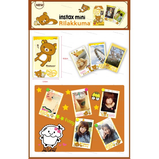 Fujifilm Instax Mini Film (Rilakkuma Meets Honey)