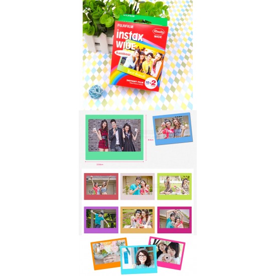 Fujifilm Instax Wide Film (Rainbow)