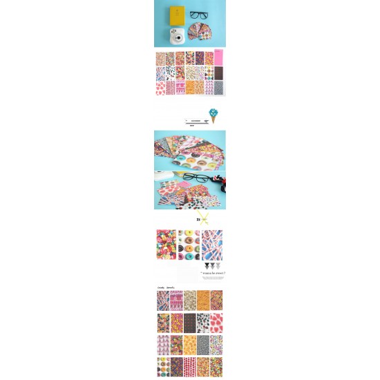 Instax Film Skin Sticker (Candy Sweets) [Mini Film]