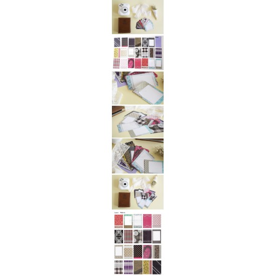 Instax Film Skin Sticker (Lace Fabric) [Mini Film]