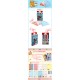 Instax Film Skin Sticker (Rilakkuma) [Mini Film]
