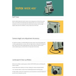Fujifilm Instax Wide 400 Camera + FREE Gifts