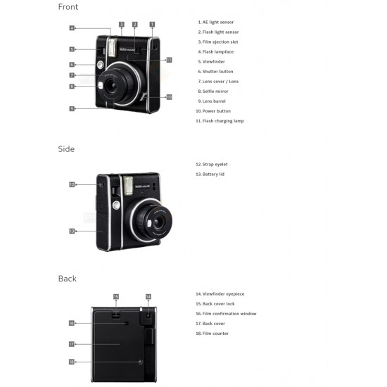 Fujifilm Instax Mini 40 Instant Camera + FREE Gift Bundle