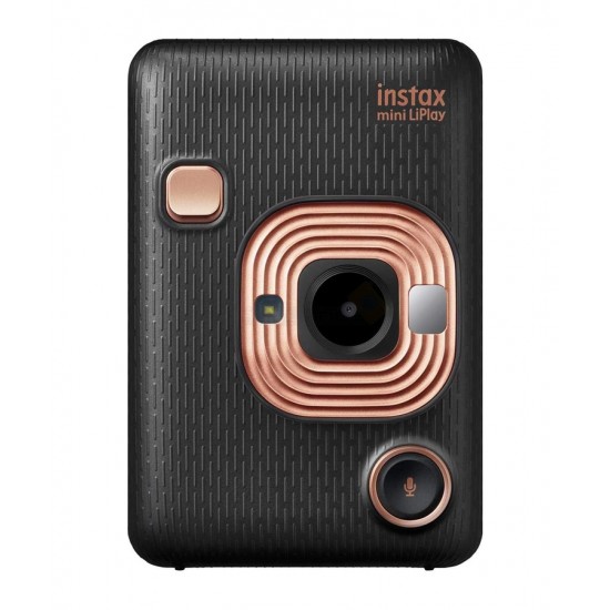 Instax LiPlay Hybrid Camera & Smartphone Photo Printer (Elegant Black)