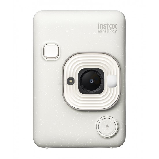 Instax LiPlay Hybrid Camera & Smartphone Photo Printer (Misty White)