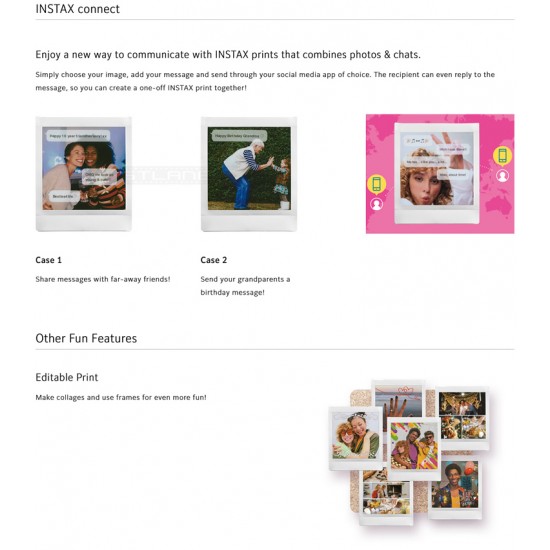 Instax Square Link Smartphone Photo Printer (Midnight Green)