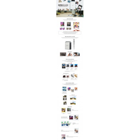 Instax SHARE SP-2 Smartphone Photo Printer (Silver)