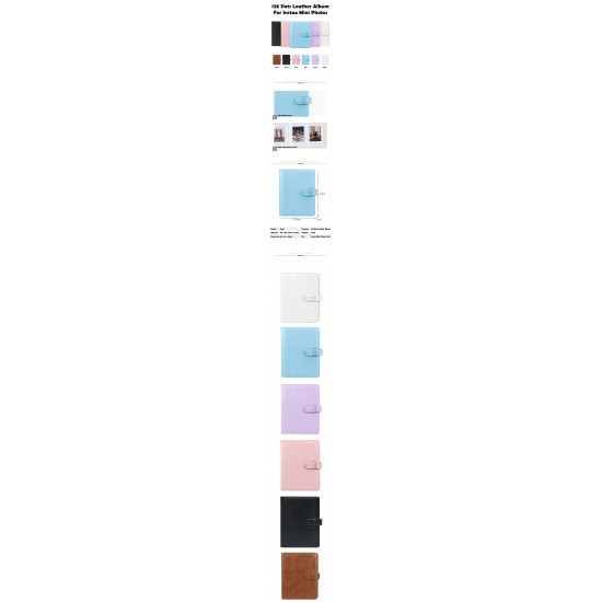 Leather Album For Instax Mini Film [128 Slots]