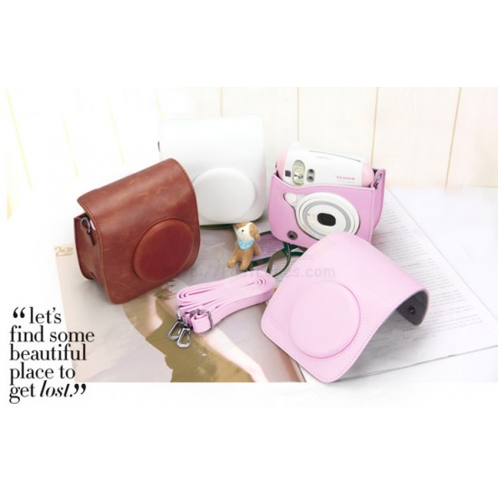Colourful Fit Leather Bag For Instax Mini 25