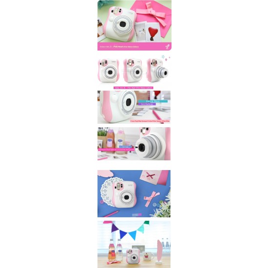 Fujifilm Instax Mini 25 Camera (Pink Heart)