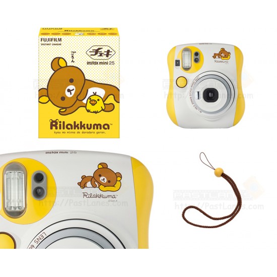 Fujifilm Instax Mini 25 Camera (Rilakkuma Yellow) + Mystery Gift