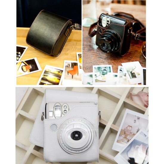 Soft Leather Bag For Instax Mini 50S