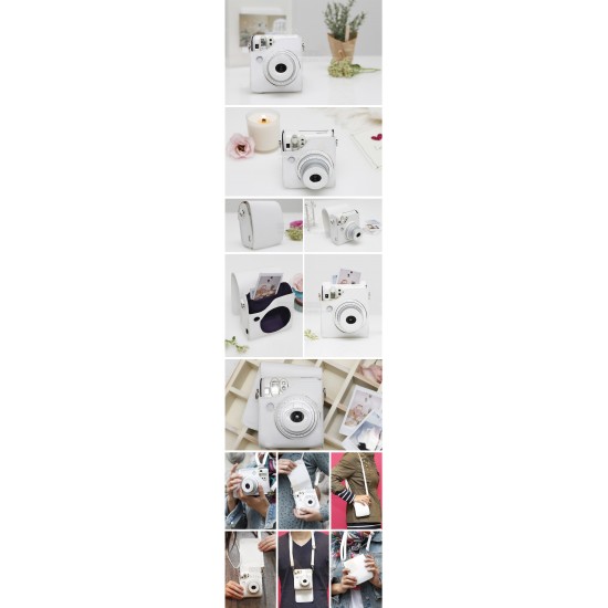 Soft Leather Bag For Instax Mini 50S