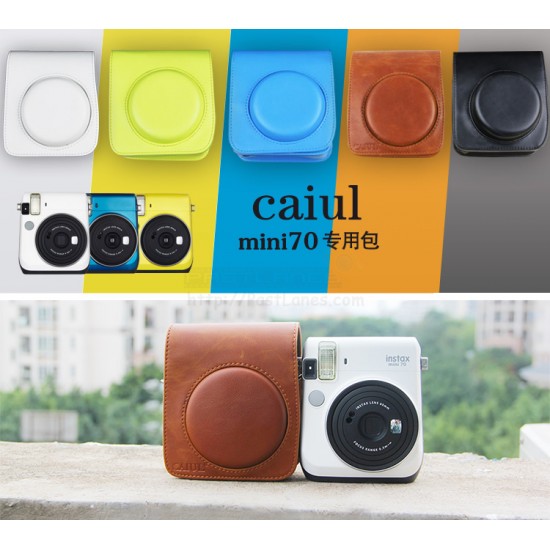 Leather Bag For Instax Mini 70