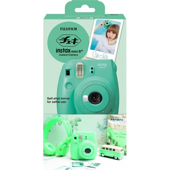 Fujifilm Instax Mini 8+ Plus Camera (Mint) + Mystery Gift