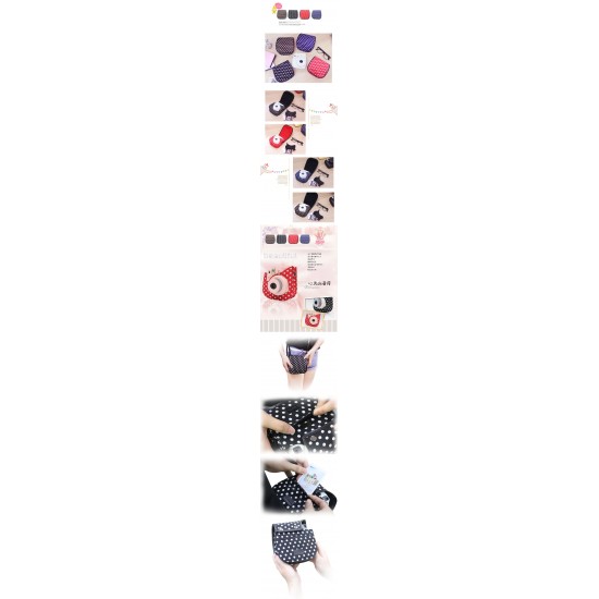 New Polka Dot Fabric Case For Instax Mini 8, Mini 8+, Mini 9