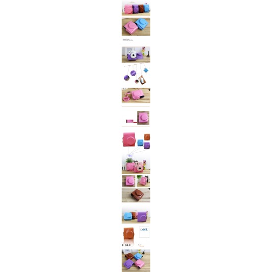 Flip Leather Bag For Instax Mini 8, Mini 8+, Mini 9