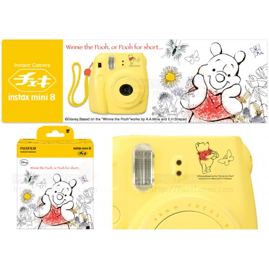 Fujifilm Instax Mini 8 Camera (Winnie The Pooh) + Mystery Gift