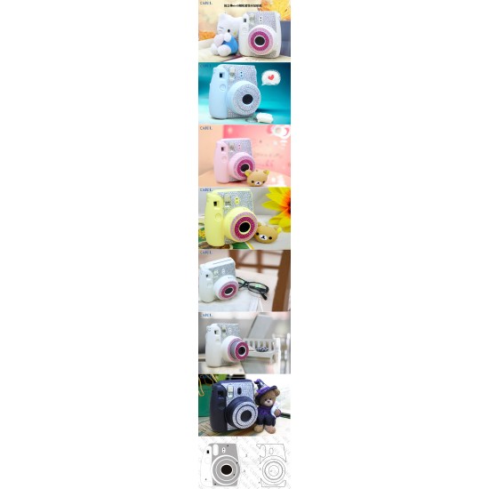 Mini 8 Rhinestone Skin Sticker