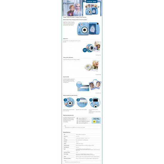 Fujifilm Instax Mini 9 Camera (Frozen 2)