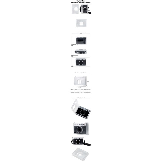 Crystal Case For Instax Mini Evo