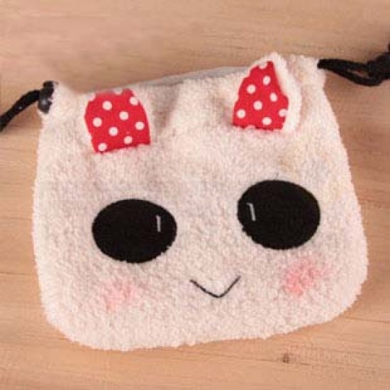 Rabbit Fluffy Pouch Bag