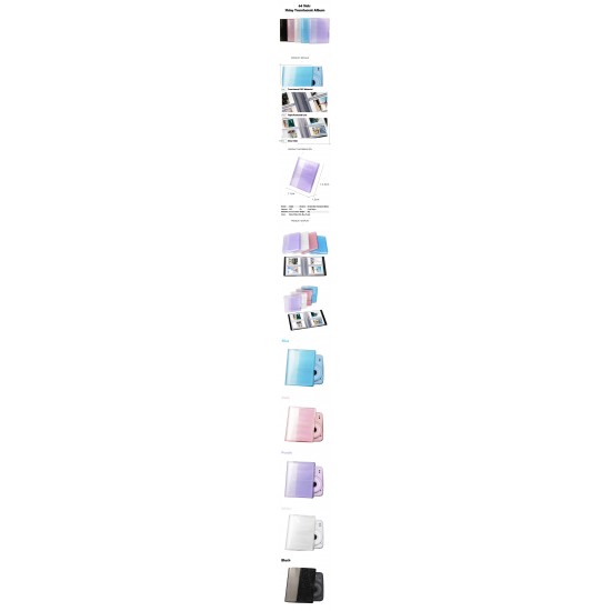 Shiny Translucent Album For Instax Mini Film [64 Slots]