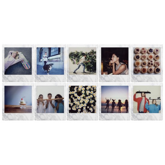Fujifilm Instax SQUARE Film (White Marble)