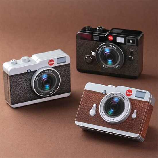 Daita Camera Tin Box Milk Chocolate