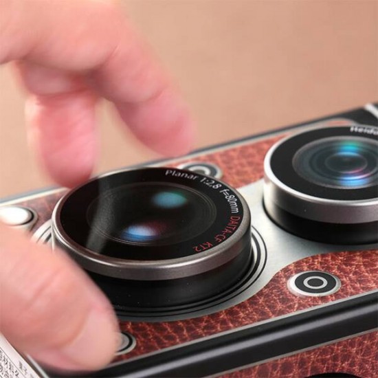 Daita Twin Lens Reflex Camera Tin Box Milk Chocolate