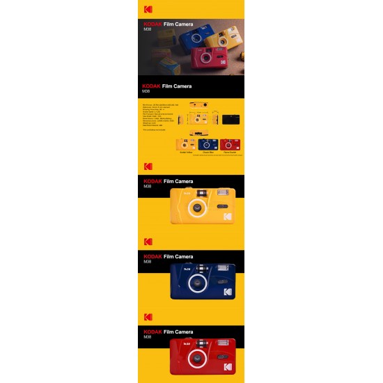Kodak M38 Film Camera + FREE Pouch