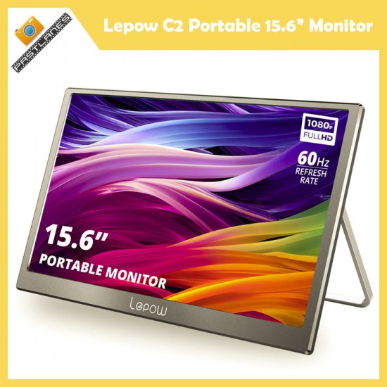 Lepow C2 Portable Monitor 15.6" with Kickstand