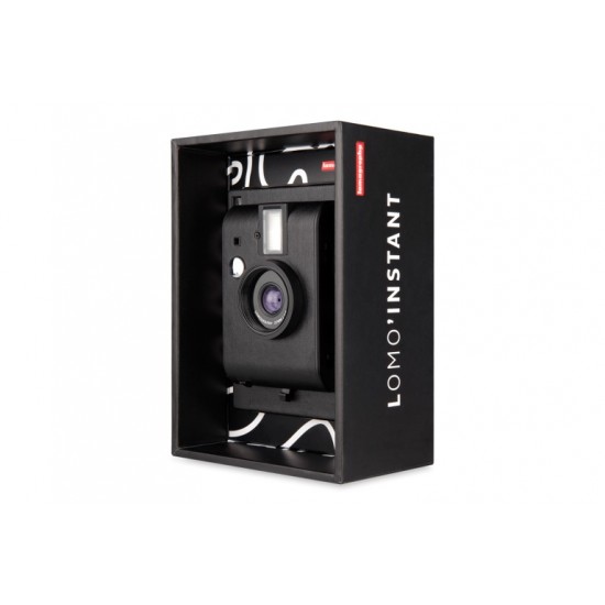 Lomo'Instant (Black) +FREE Closeup Lens +FREE Extra Color Gel  +FREE Strap
